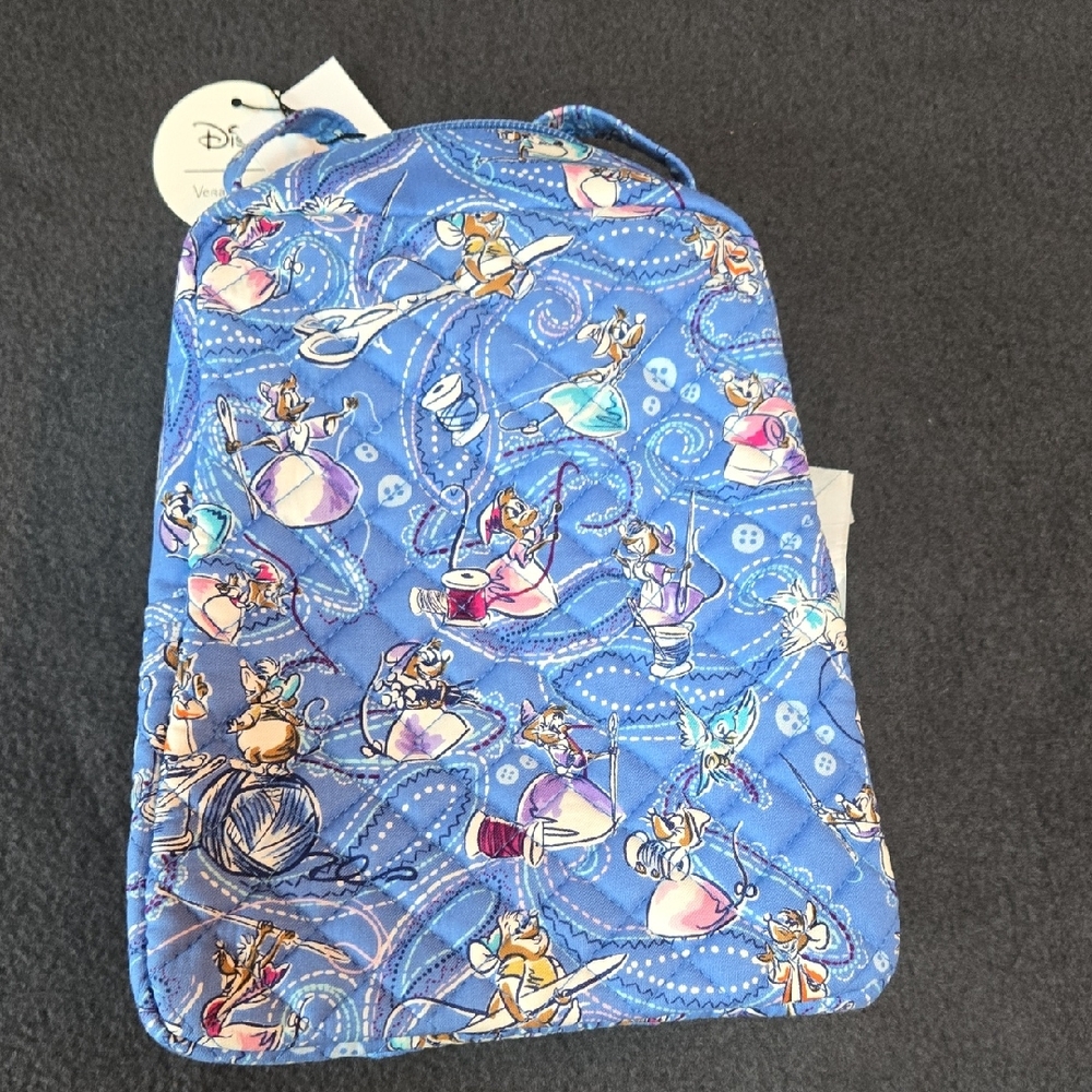 Vera Bradley Disney Lunch Bunch Grand Sax-Repas Cinderella Paisley Friends
